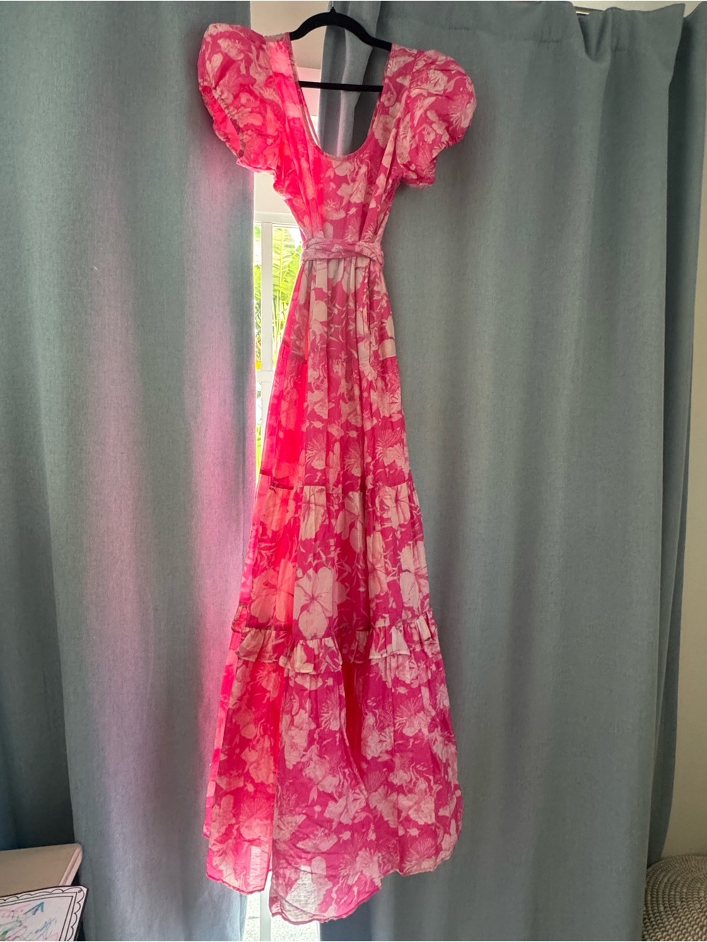 Love shack fancy pink maxi dress